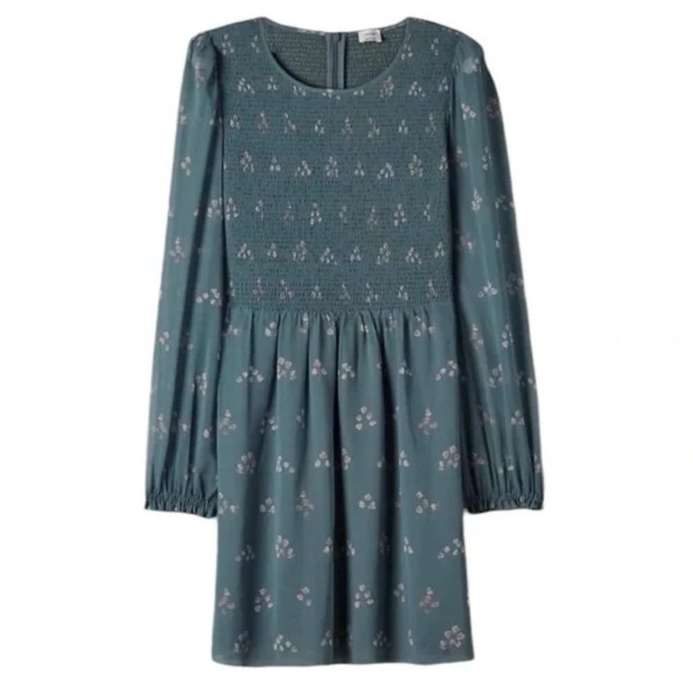 Wilfred Aritzia Casey Long Sleeves Textured Dress Large